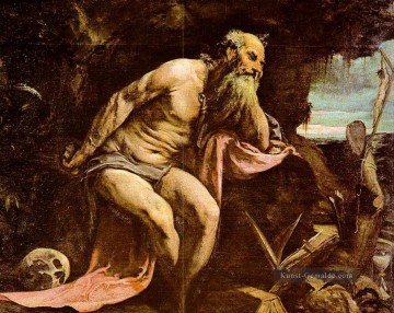st francis borgia helping a dying impenitent Ölbilder verkaufen - St Jerome Jacopo Bassano